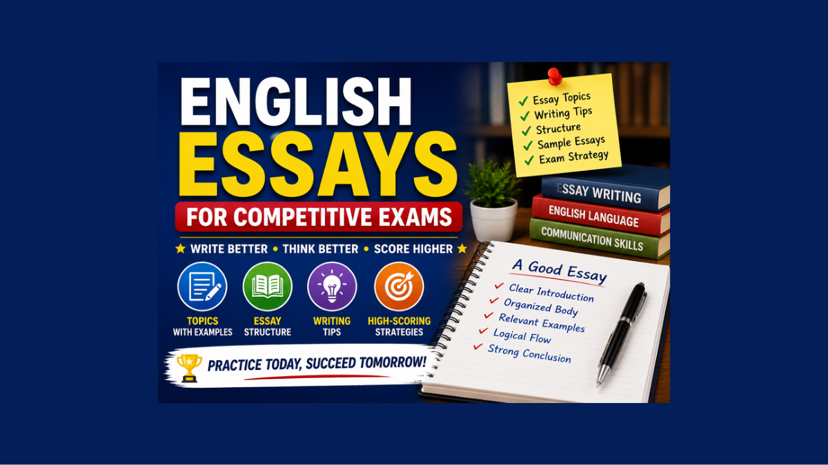 English Essays For Competitive Exams: A Complete Guide to Writing High-Scoring Essays