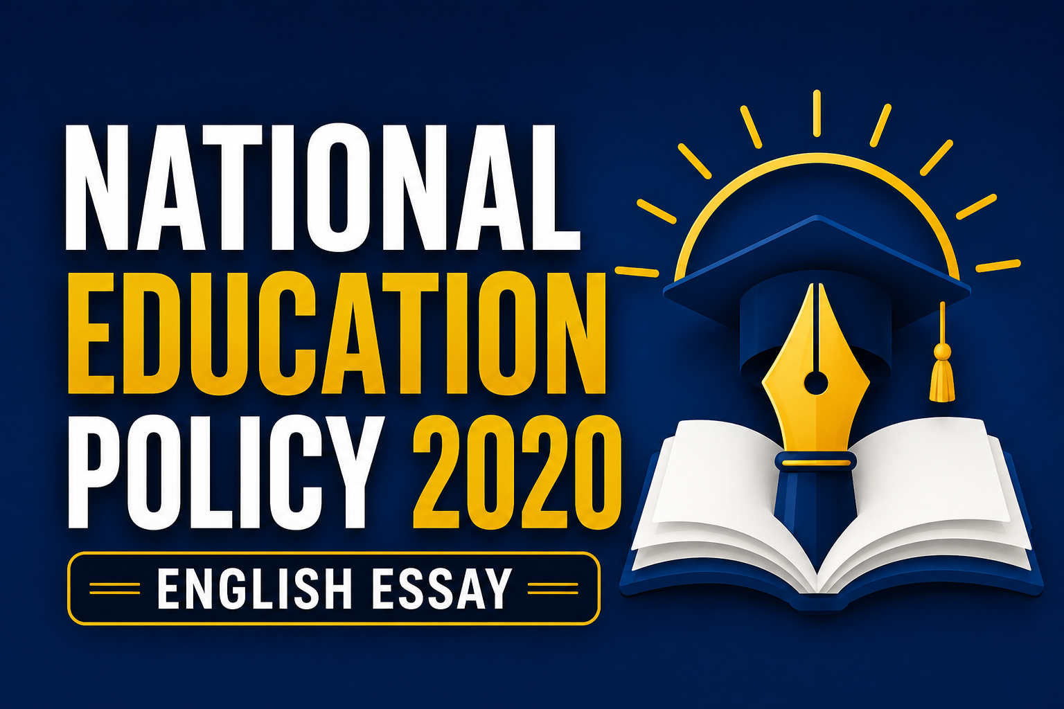 National Education Policy (NEP) 2020 – Essay
